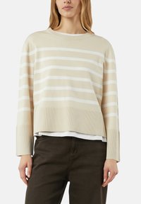 Пуловер в полоску