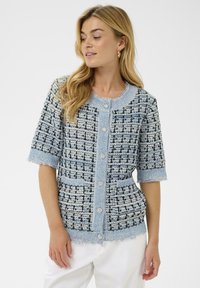 Жаккардовая вязаная кофта Жаккардовая вязаная кофта