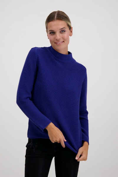 Вязаный пуловер "Strickpullover Mit Stehkragen Aus 100% Baumwoll Вязаный пуловер "Strickpullover Mit Stehkragen Aus 100% Baumwoll